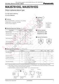 MA3S781EGL Datasheet Cover