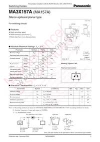 MA3X157A0L Datasheet Cover