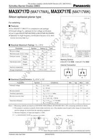 MA3X717E0L Datasheet Cover