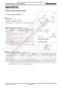 MA3XD1500L Datasheet Cover