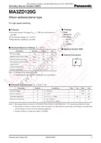 MA3ZD120GL Datasheet Cover