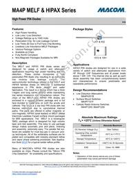 MA4P1450-1091T Datasheet Cover