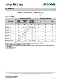 MA4P303-134 Datasheet Page 3