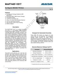 MA4P7446F-1091T Datasheet Cover