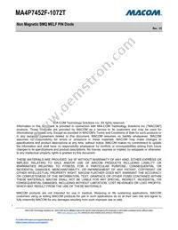 MA4P7452F-1072T Datasheet Page 7