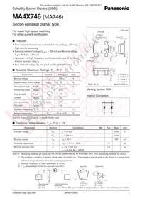 MA4X74600L Datasheet Cover