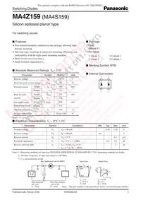 MA4Z15900L Datasheet Cover