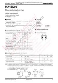 MA4ZD0300L Datasheet Cover