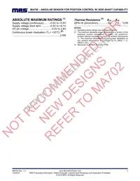 MA700GQ-Z Datasheet Page 3