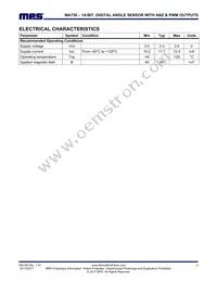 MA730GQ-P Datasheet Page 4