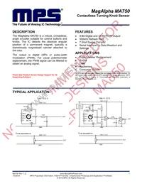 MA750GQ-P Datasheet Cover