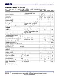 MA800GQ-Z Datasheet Page 5