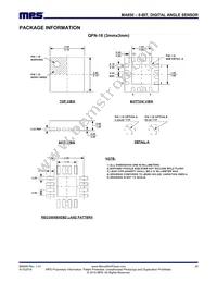 MA850GQ-P Datasheet Page 20