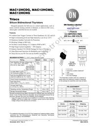 MAC12HCM Datasheet Cover