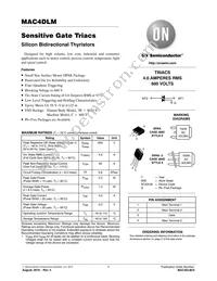 MAC4DLM-001 Datasheet Cover