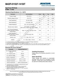 MADP-011027-14150T Datasheet Page 2