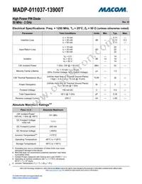 MADP-011037-13900T Datasheet Page 2