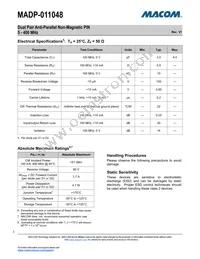 MADP-011048-TR3000 Datasheet Page 2