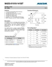 MADS-011010-14150T Datasheet Cover