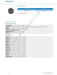 MAG-3015-B Datasheet Page 2