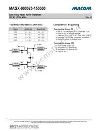 MAGX-000025-150000 Datasheet Page 4