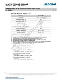 MAGX-000035-01000P Datasheet Page 3