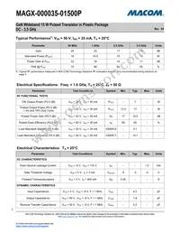 MAGX-000035-01500P Datasheet Page 2