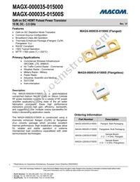 MAGX-000035-01500S Datasheet Cover