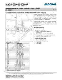 MAGX-000040-00500P Datasheet Page 5