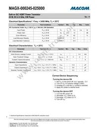 MAGX-000245-025000 Datasheet Page 2