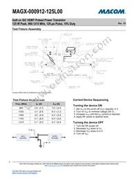 MAGX-000912-125L00 Datasheet Page 4
