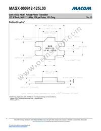 MAGX-000912-125L00 Datasheet Page 6