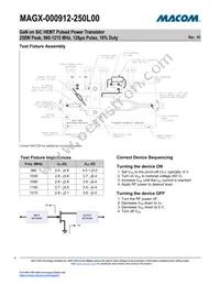 MAGX-000912-250L00 Datasheet Page 4