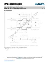 MAGX-000912-250L00 Datasheet Page 6