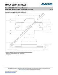 MAGX-000912-500L0S Datasheet Page 6