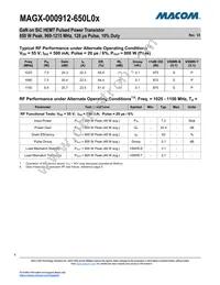 MAGX-000912-650L0S Datasheet Page 6