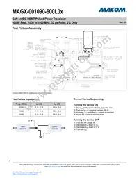 MAGX-001090-600L0S Datasheet Page 4