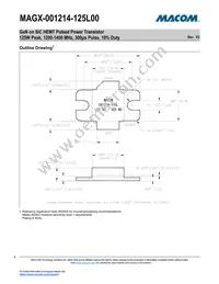 MAGX-001214-125L00 Datasheet Page 6
