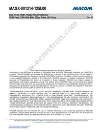 MAGX-001214-125L00 Datasheet Page 7