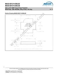 MAGX-001214-500L0S Datasheet Page 8