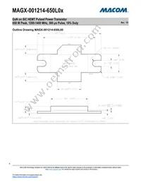 MAGX-001214-650L00 Datasheet Page 6
