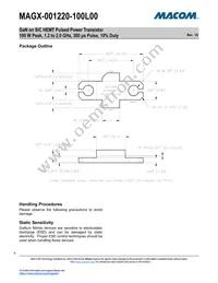 MAGX-001220-100L00 Datasheet Page 6