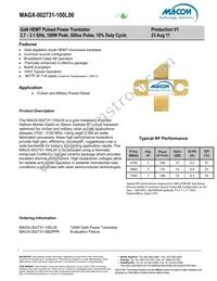 MAGX-002731-100L00 Datasheet Cover