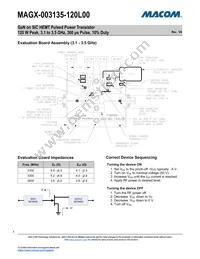 MAGX-003135-120L00 Datasheet Page 4