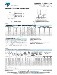 MAL223091001E3 Datasheet Page 2