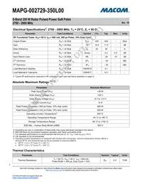 MAPG-002729-350L00 Datasheet Page 2