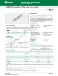 MASM-14R-20-25 Datasheet Cover
