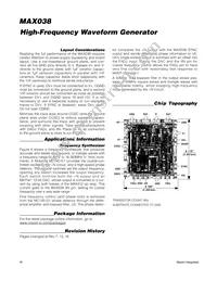 MAX038CWP+ Datasheet Page 16