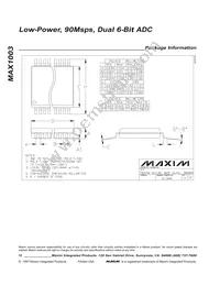 MAX1003CAX Datasheet Page 12