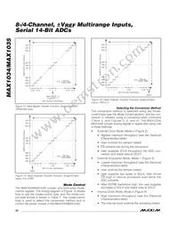 MAX1034BEUG+ Datasheet Page 22